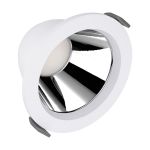 Ledvance LED Deckenstrahler Comfort Aluminium Weiß 13W 1430lm 55D - 930-940 CCT | 116mm - Ausschnitt 100mm - IP44 - Höchste Farbwiedergabe - UGR<19 - Zigbee Dimmbar 