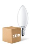 Mehrfachpackung 10x Philips Corepro LED Kerze E14 Matt 6.5W 806lm - 840  | Ersatz Für 60W