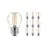 Mehrfachpackung 10x Philips Master Value LED Lustre E27 Kugel Fadenlampe Klar 3.4W 470lm - 927 Extra Warmweiß | Höchste Farbwiedergabe - Dimmbar - Ersatz für 40W