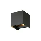 D'Lite Wandleuchte Elingen Aluminium Schwarz Up & Down 4.9W 480lm - 830 Warmweiß | IP65 - Lichtsensor