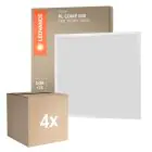 Mehrfachpackung 4x Ledvance LED Panel Compact Aluminium Weiß 33W 3630lm - 830  | 60x60cm