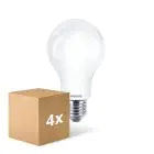 Mehrfachpackung 4x Philips Classic LED Glühbirne E27 Birne Matt 13W 2000lm - 827  | Ersatz Für 120W