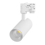 Spot LED Sur Rail 3 Phases  Eco Aluminium Blanc 20W 1970lm 36D - 830 Blanc Chaud | UGR <19