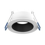 Spot LED Ares Profond ring Blanc - avec Inner Cercle  Noir | Diamètre 68mm - incl. GU10 Fitting