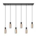 Eglo Suspension Luminaire Maione Échantillon Noir | IP20 - Convient pour 6x E27 