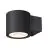 SLV Oculus Phase Applique Murale Aluminium Noir 8.5W 570lm - 920-930 Dim To Warm | Meilleur Rendu De Couleur - Dimmable 