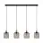 Eglo Suspension Luminaire Chisle Échantillon Noir | IP20 - Convient pour 4x E27 