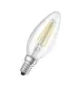 Osram Classic LED E14 Bougie Filament Claire 4W 470lm - Relax and Active - 827  | Remplacement 40W