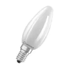 Ledvance LED Classic E14 Bougie Filament Dépolie 1.2W 255lm - 840  | Remplacement 25W