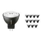Lot 12x Philips Master LED Spot GU4 MR11 3.5W 200lm 24D - 827 Blanc Très Chaud | Équivalent 20W