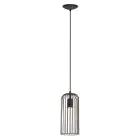Eglo Suspension Luminaire Roccamena Noir, Cuivre | Convient pour E27