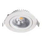 LED Inclinable Spot Blanc Ronde 6W 520lm 60D - 927 Blanc Très Chaud | 85mm - IP54 - Dimmable - Meilleur Rendu De Couleur
